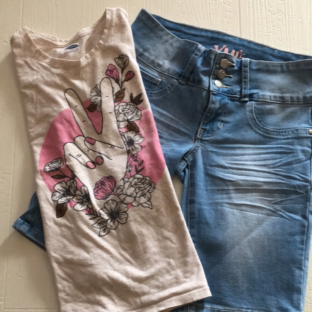 Shorts and T-shirt